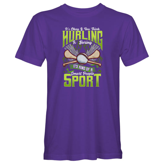 Funny Hurling T-Shirt, Hurling Lover Fan Gift Idea, Hurling Player Tee Shirt T Top