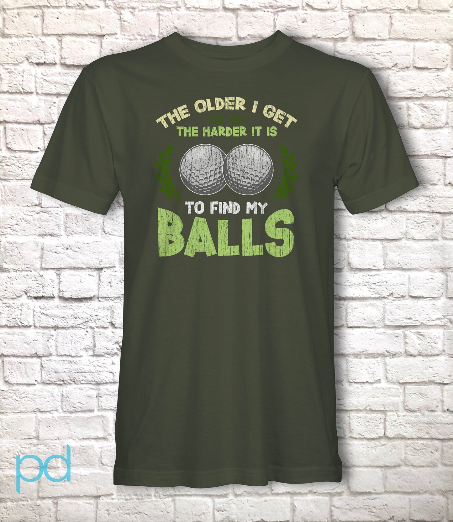 Funny Golf T-Shirt, Humorous Golfing Meme for the Older Gentleman Golfer Tee Shirt T Top