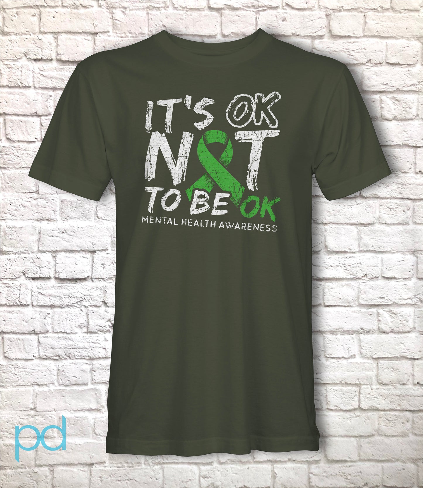Mental Health Awareness T-Shirt, It's OK Not To Be OK, Unisex Jersey Short Sleeve Tee Shirt Top