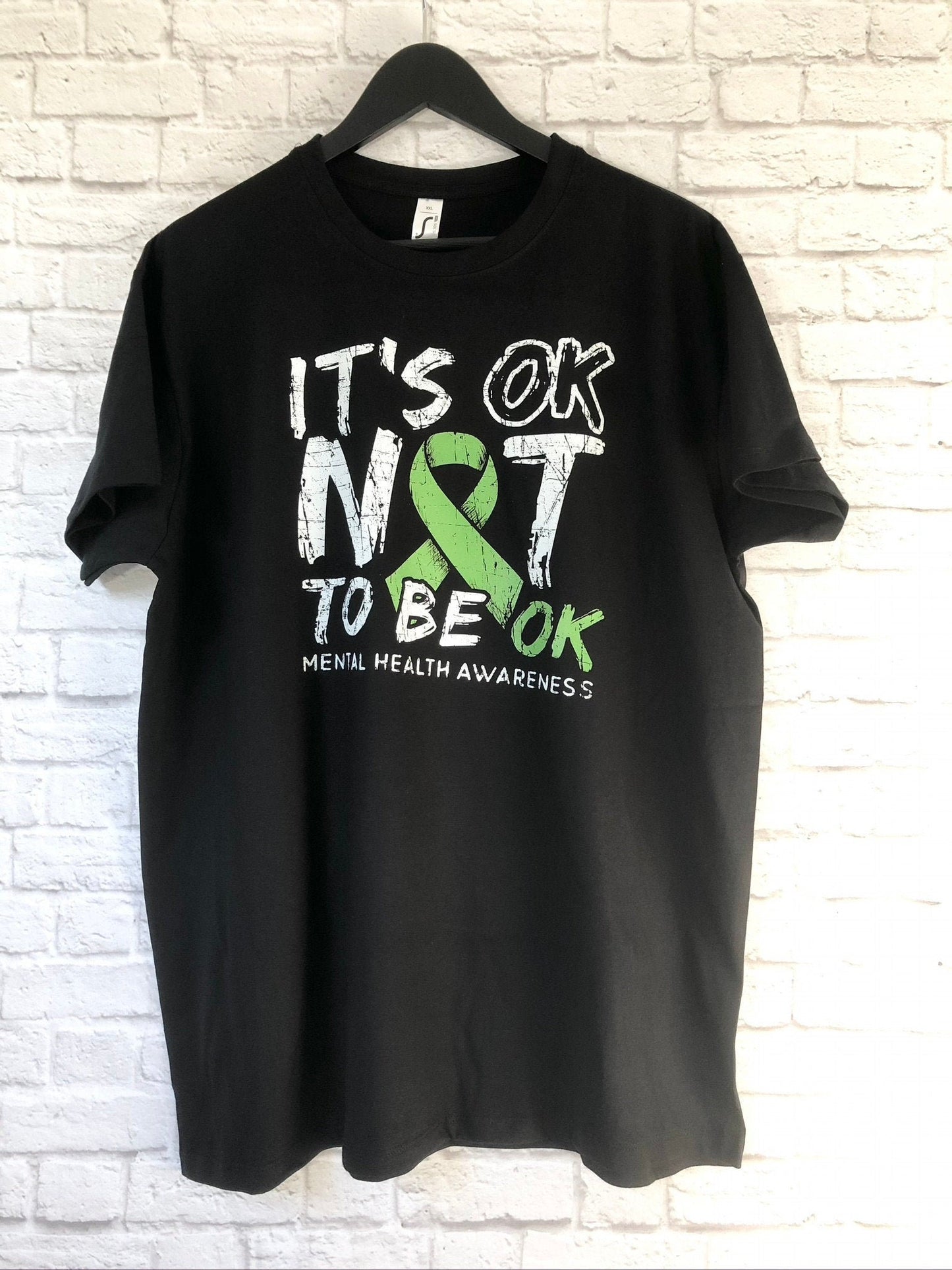 Mental Health Awareness T-Shirt, It's OK Not To Be OK, Unisex Jersey Short Sleeve Tee Shirt Top